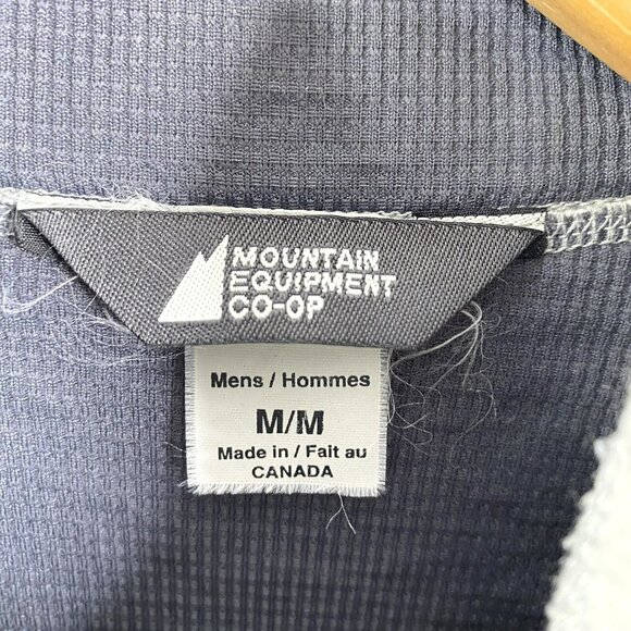 MEC Mountain Equipment Co-op Jacket Mens Medium Wool Blend Zip Front Gray REI - Picture 4 of 5